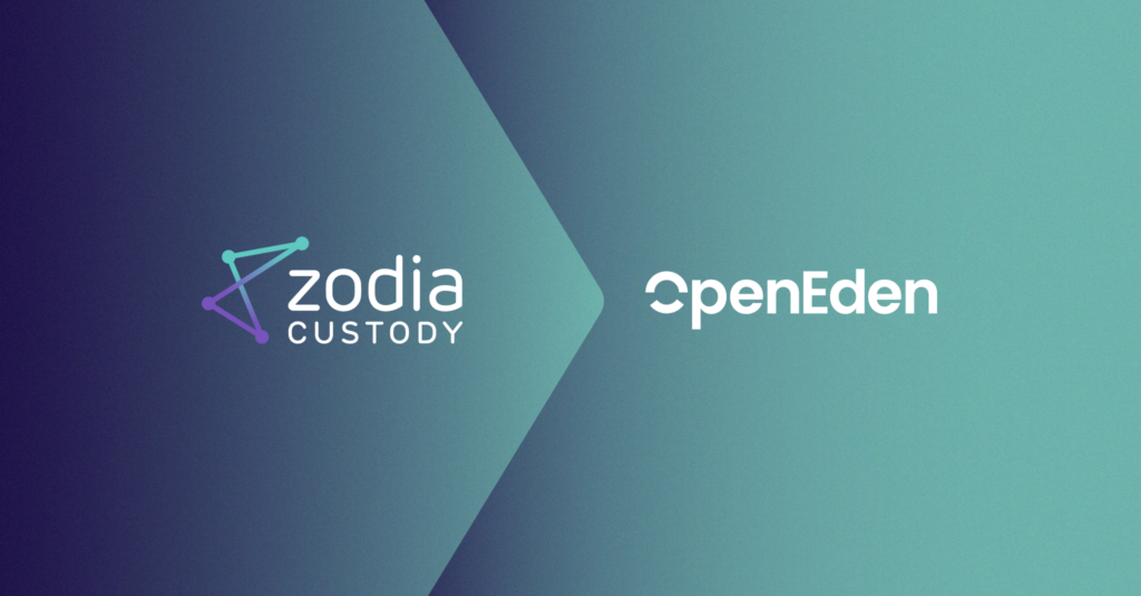 Zodia Custody partners with OpenEden to provide yield opportunities for institutions  